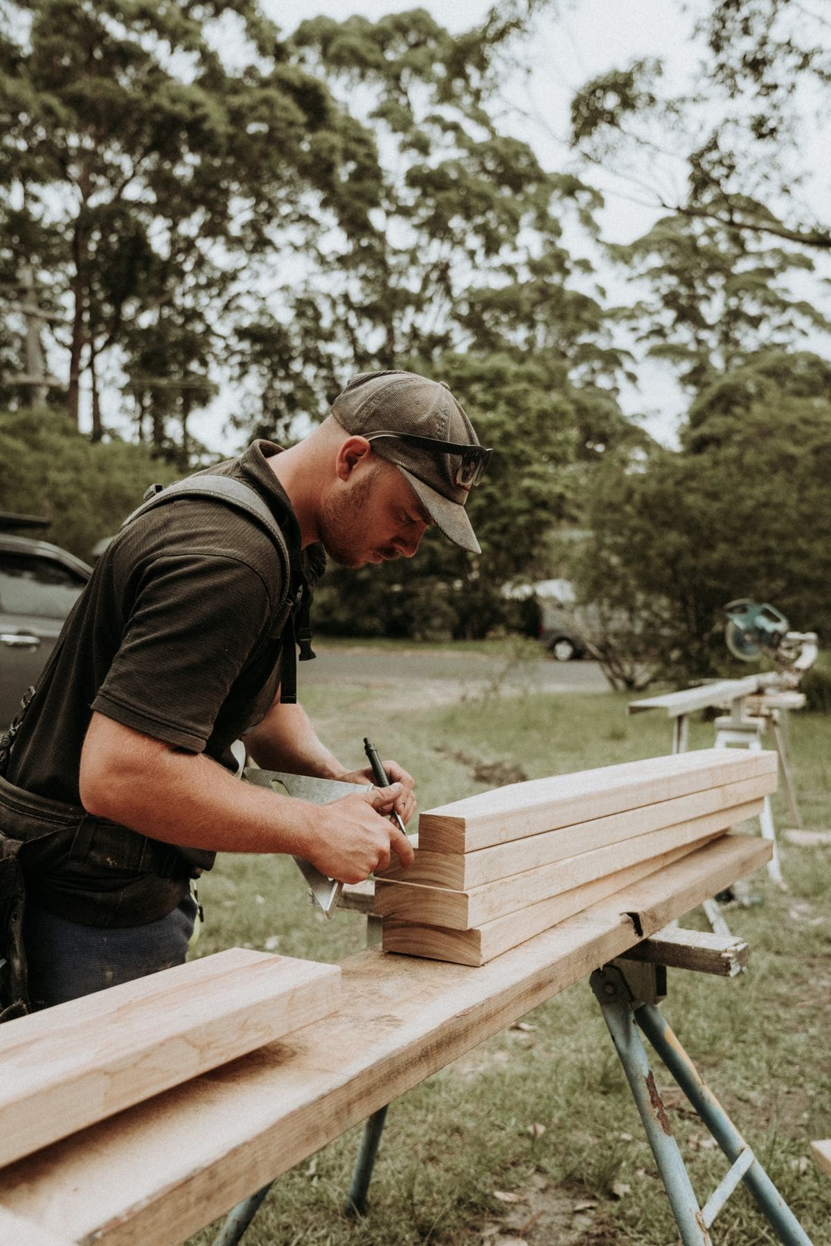 Perrem carpenters on site, Batemans Bay
